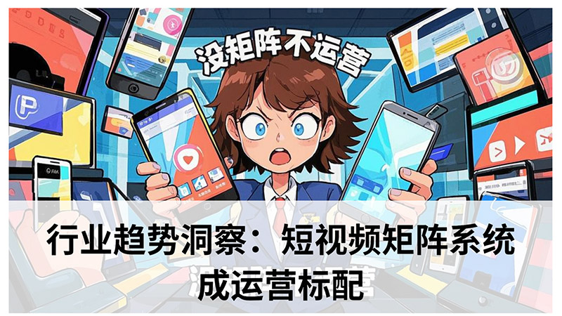 行业趋势洞察：短视频矩阵系统成运营标配