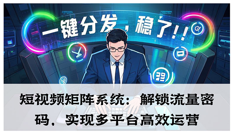 短视频矩阵系统：解锁流量密码，实现多平台高效运营