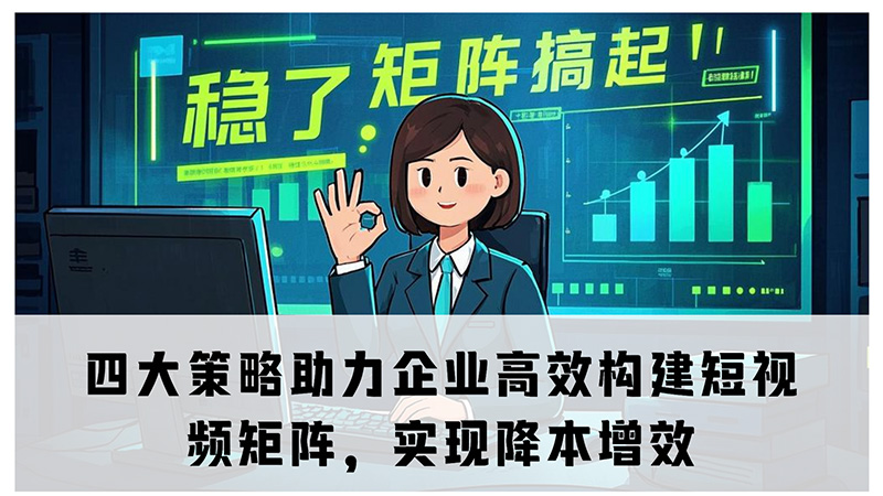四大策略助力企业高效构建短视频矩阵，实现降本增效